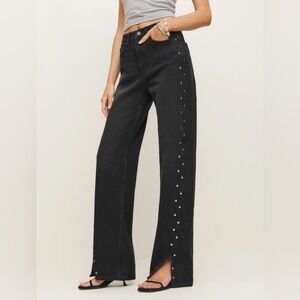 Reformation Cary High Rise Slouchy Straight Leg Jeans